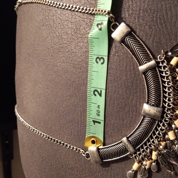 American Eagle Choaker Tribal Chandelier Style Neckless - Picture 9 of 9